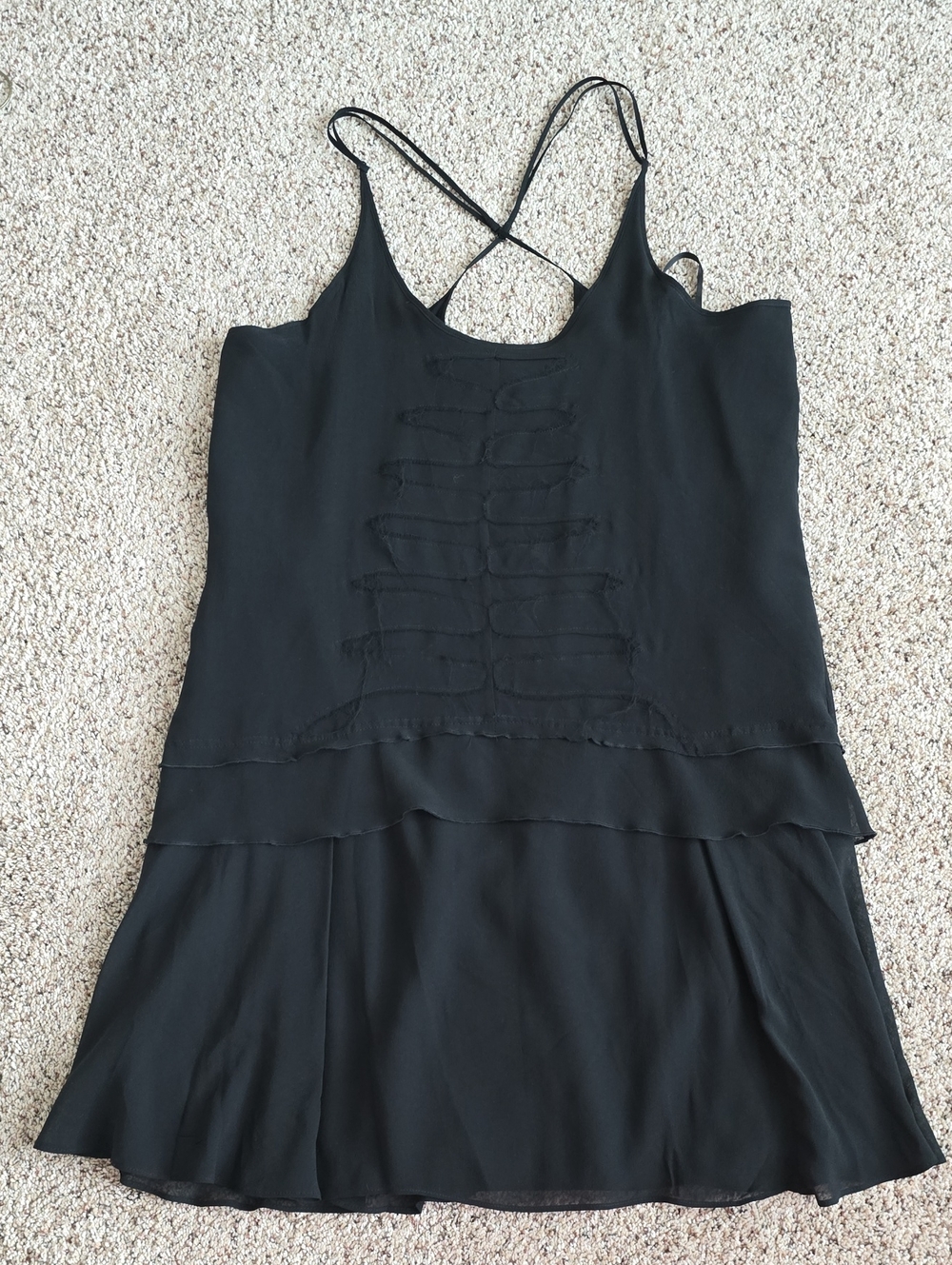 Karl LAGERFELD sz 6 Black Dress
